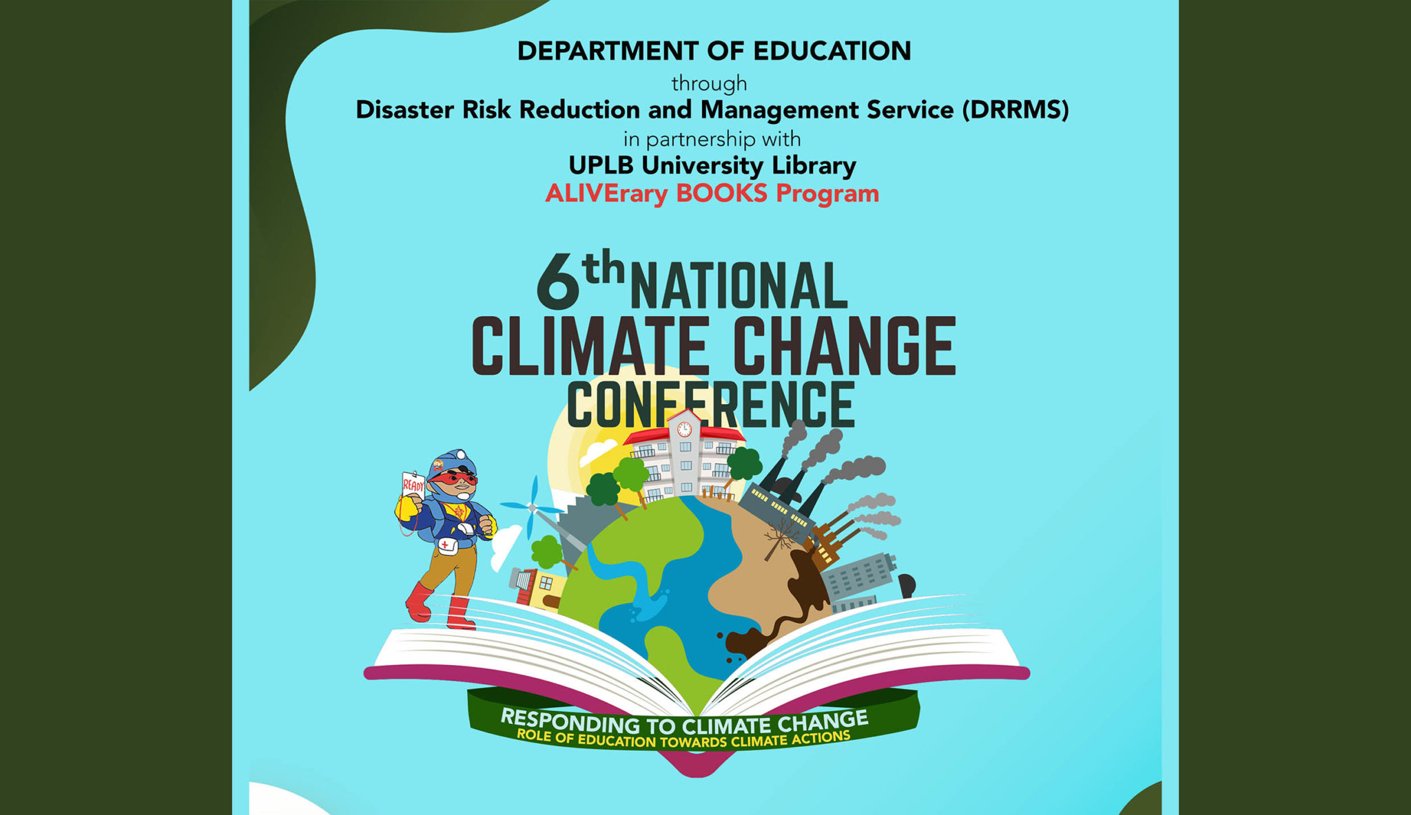 DepEd-DRRMS and UPLB UL-ALIVErary BOOKS Program collaborate in Natl. Climate Change Conference