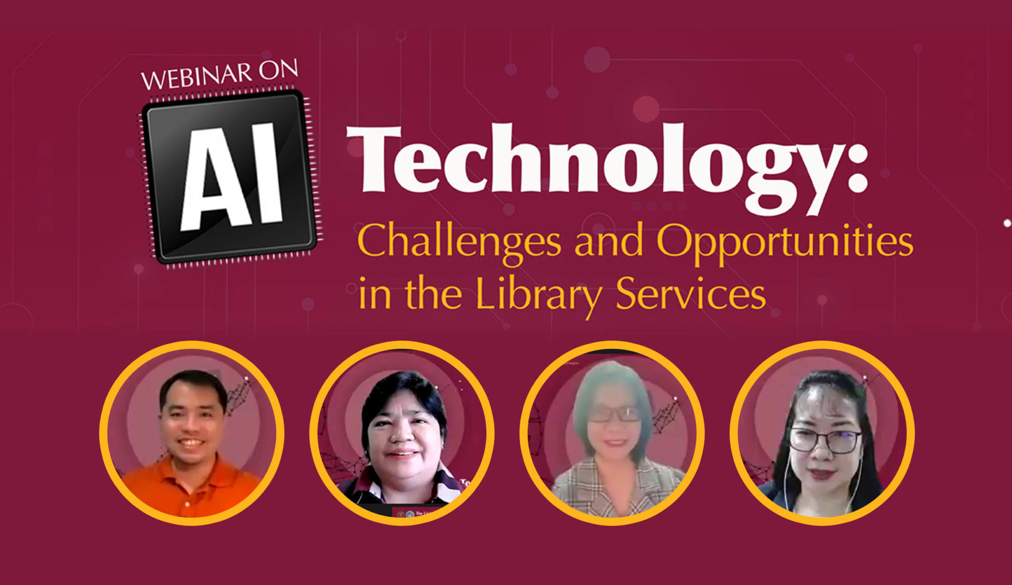 University Library holds 1st national webinar on AI technology